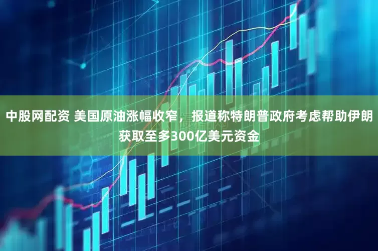 中股网配资 美国原油涨幅收窄，报道称特朗普政府考虑帮助伊朗获取至多300亿美元资金