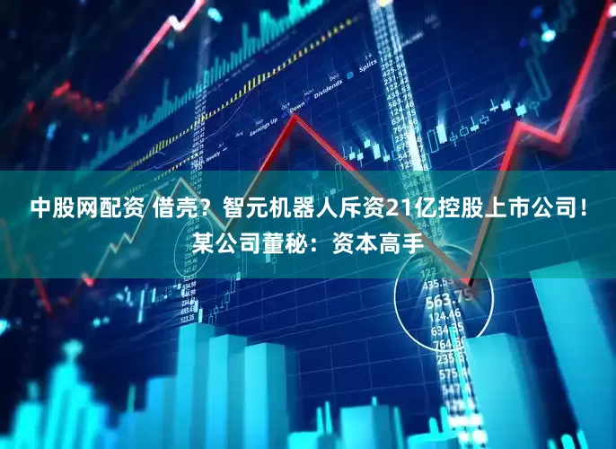 中股网配资 借壳？智元机器人斥资21亿控股上市公司！某公司董秘：资本高手